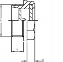 LCP12M Wziernik typ LCP, gwint 3/4" BSP (Alm)