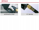 F00603060 Pistolet dystrybutora ON automatyczny Piusi A60, przepływ do 70 l/min, przyłącze 1" BSP