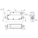 LA121P0011001220 Siłownik elektryczny, napęd nastawczy 12V skok 100mm 750N LINAK