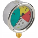 Manometr ciśnieniomierz 0-6 BAR fi 63mm przyłącze dolne gwint 1/4" 51858
