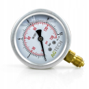 Manometr glicerynowy fi-63mm z przyłączem dolnym G1/4" 0-10bar 85000400