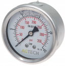 Manometr glicerynowy fi-63mm z przyłączem tylnym G1/4" 0-25bar 85000415