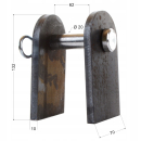 Uchwyt mocowanie siłownika hydraulicznego sworzeń fi-20mm VSH20 1.34.75.020