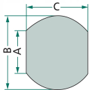 Kula łącznika dolnego 28,5x56x45mm KAT. 2