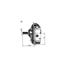 KPSB550DLA100 Pompa próżniowa z napędem bezpośrednim 15270 l/min z automatycznym smarowaniem i balastem B.P. WPT 720, WPT720DFR, Battioni Pagani