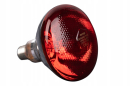 10-0016 Promiennik podczerwieni, żarówka 175 W, PAR38, czerwona, Canagri