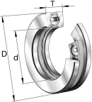 51406FAG Łożysko oporowe kulkowe jednokierunkowe 51406 FAG 30x70x28