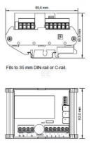 TREM208R Jednostka sterująca szyna DIN LINAK