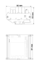 TREM239R Moduł sterujący – szyna montażowa DIN LINAK