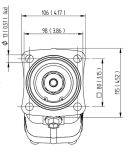 SAM064WNDL4L35S3G Silnik hydrauliczny tłokowy 64 cc L35 S2 88 kW Sunfab
