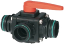 453016S77 Zawór kulowy 3-drożny z przyłączem widełkowym T7 męskim DN 50mm ARAG