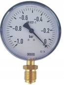 01-5361-025-2 Wakuometr manometr do dojarki WIKA, Ø 100 mm (duży), gwint 1/2"