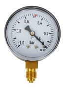 01-5581 Wakuometr manometr dojarki, fi  63 mm (mały), gwint 1/4"