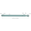 6797274080450 Siłownik hydrauliczny dwustronny CJ2F 63/36 x 500 mm TUR 1 TUR 2 AGTECH