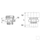 GS18LL Adapter prosty 18LL