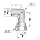 KOO23 Złącze kolankowe 1-7/16 ORFS M/Fm