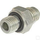 RIB0904WD Przyłącze proste redukcyjne z uszczelką 9/16 cal JIC x 1/4 cal BSP