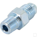 RIBTV0702 Przyłącze proste redukcyjne 7/16 cal JIC x 1/8 cal BSPT