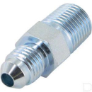 RIBTV0704 Przyłącze proste redukcyjne 7/16 cal JIC x 1/4 cal BSPT