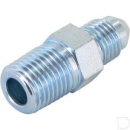 RIBTV0704 Przyłącze proste redukcyjne 7/16 cal JIC x 1/4 cal BSPT