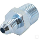 RIBTV0706 Przyłącze proste redukcyjne 7/16 cal JIC x 3/8 cal BSPT