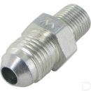 RIBTV0802 Przyłącze proste redukcyjne 1/2 cal JIC x 1/8 cal BSPT