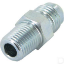 RIBTV0904 Przyłącze proste redukcyjne 9/16 cal JIC x 1/4 cal BSPT