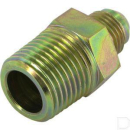 RIBTV0908 Przyłącze proste redukcyjne 9/16 cal JIC x 1/2 cal BSPT