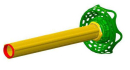 ST251500IFLEX Połowa osłony wewnętrzna Walterscheid, seria ST25, fi 236 mm, L=1500 mm