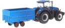 BB1844067 Ciągnik New Holland T7.315 z przyczepą do siana 1:32 Bburago