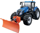 MA82722 Ciągnik New Holland T8.435 z pługiem do śniegu zdalnie sterowany 2,4 GHz 1:16 Maisto Bburago