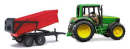 U02057 Ciągnik John Deere 6920 z przyczepą wywrotką 1:16 Bruder