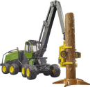 U02135 Harwester John Deere 1270G z pniem drzewa 1:16 Bruder