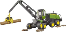 U02135 Harwester John Deere 1270G z pniem drzewa 1:16 Bruder