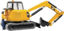 U02466 Minikoparka Cat z figurką robotnika 1:16 Bruder