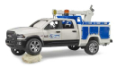 U02509 Pickup serwisowy RAM 2500 z lampą ostrzegawczą 1:16 Bruder