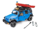 U02529 Jeep Wrangler Rubicon Unlimited z kajakiem i kajakarzem 1:16 Bruder