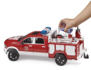 U02544 Pickup strażacki RAM 2500 z pompą wody i modułem światło-dźwięk 1:16 Bruder