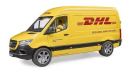 U02671 Mercedes-Benz Sprinter DHL z kurierem 1:16 Bruder