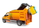 U02682 Mercedes-Benz Sprinter śmieciarka z 2 pojemnikami 1:16 Bruder