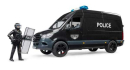 U02685 Mercedes-Benz Sprinter policja jednostka specjalna z figurką Bruder