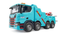 U03553 Scania Super 560R holownik pomocy drogowej z modułem światło-dźwięk 1:16 Bruder