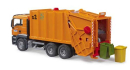 U03760 MAN TGS śmieciarka z 2 pojemnikami 1:16 Bruder
