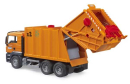 U03760 MAN TGS śmieciarka z 2 pojemnikami 1:16 Bruder