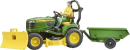 U62104 Traktorek ogrodowy John Deere z przyczepką i figurką bworld 1:16 Bruder