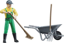 U62610 Figurka rolnika z taczką i narzędziami bworld 1:16 Bruder