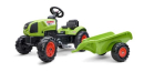 F2040A Traktor Claas Arion 410 z przyczepą jeździk Falk