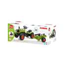 F2041C Traktor Claas Arion 410 z przyczepą i otwieraną maską jeździk Falk