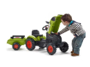 F2041C Traktor Claas Arion 410 z przyczepą i otwieraną maską jeździk Falk