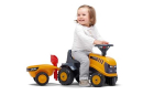 F215C Jeździk JCB z przyczepką, grabiami i łopatą Falk